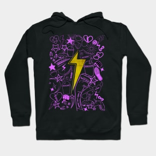 Cosmic Ms. Kamala Khan X Yellow Lightning - Pink Hoodie